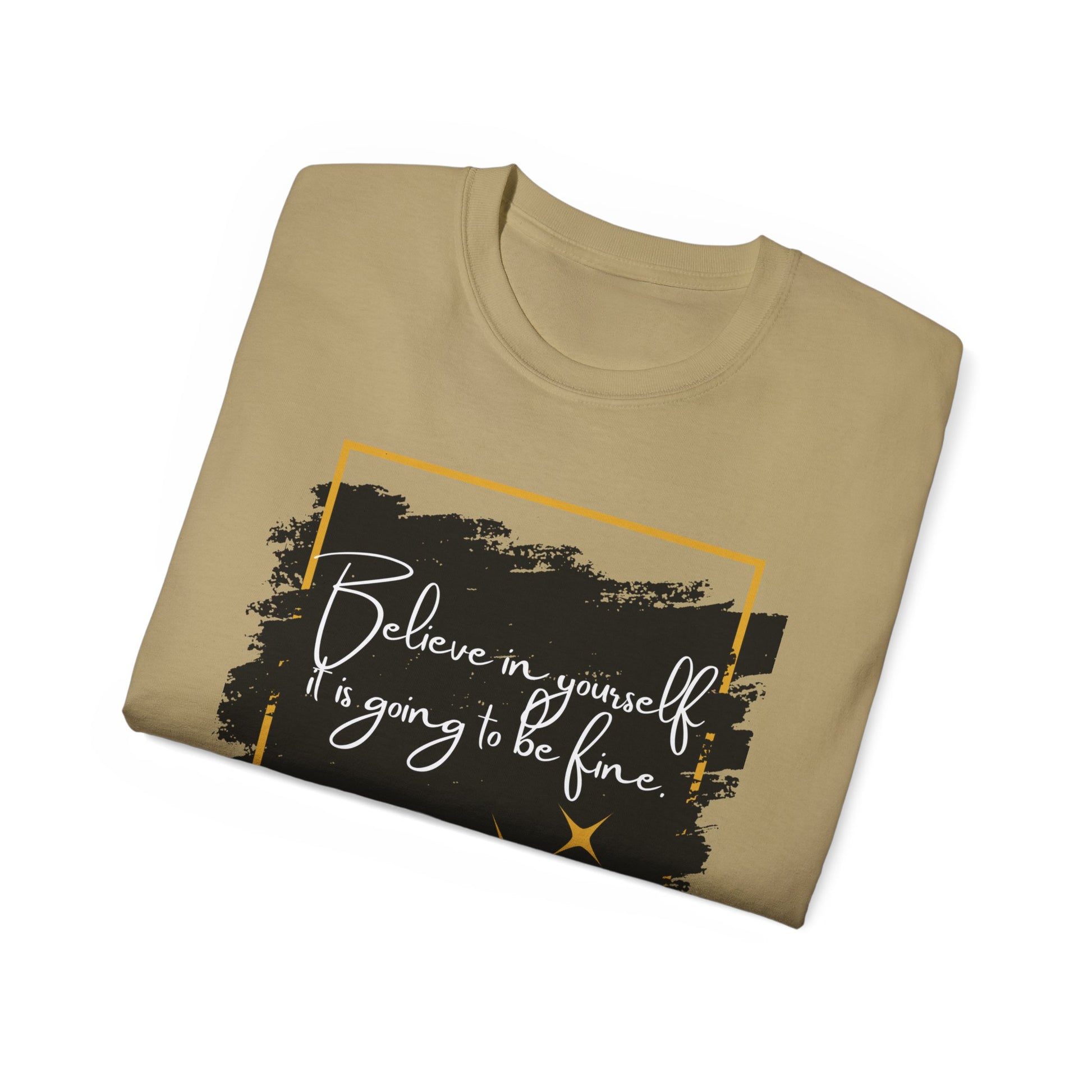 Inspirational Graphic Tee, Believe in Yourself Shirt, Motivational Quote T-Shirt, Unisex Flower Tee, Girlfriend Gift, Uplifting Apparel