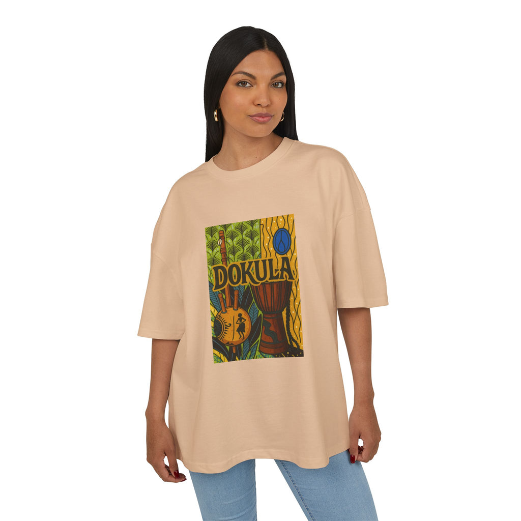 Dokula Guitar Art Tee — Tropical Vintage Music Graphic T-Shirt