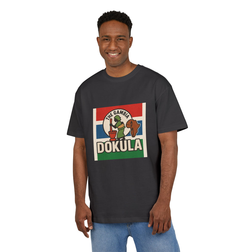 Dokula Vintage Africa Tee — 'The Gambia' Retro Travel T-Shirt