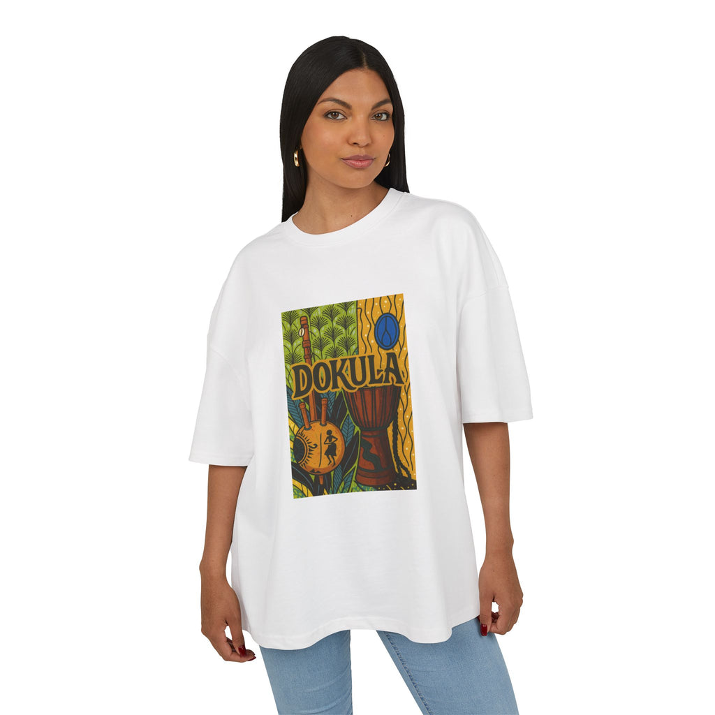 Dokula Guitar Art Tee — Tropical Vintage Music Graphic T-Shirt