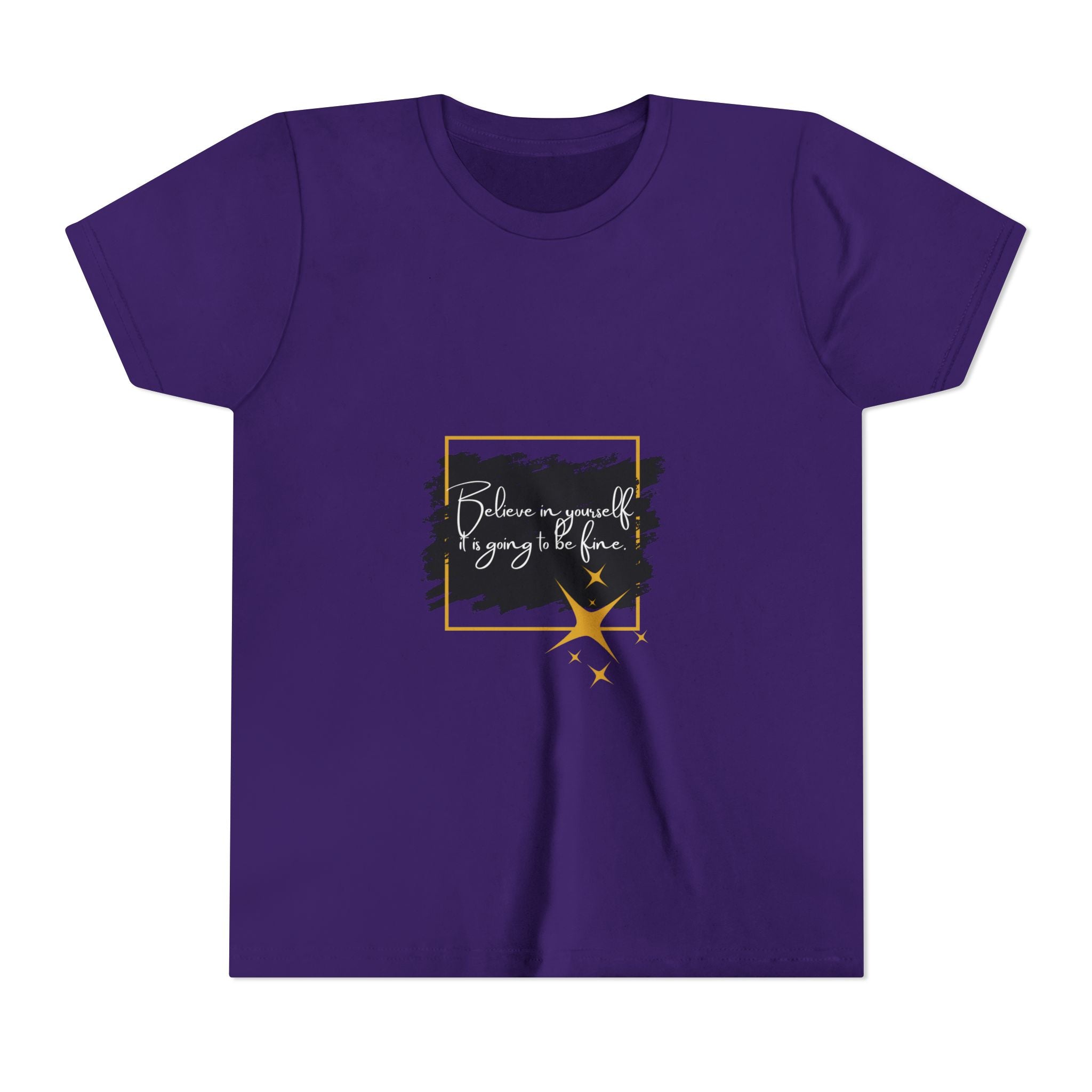 Inspirational Youth Tee - Believe in Yourself Short Sleeve Shirt, Motivational Kids Top, Back to School Outfit, Birthday Gift, [...]