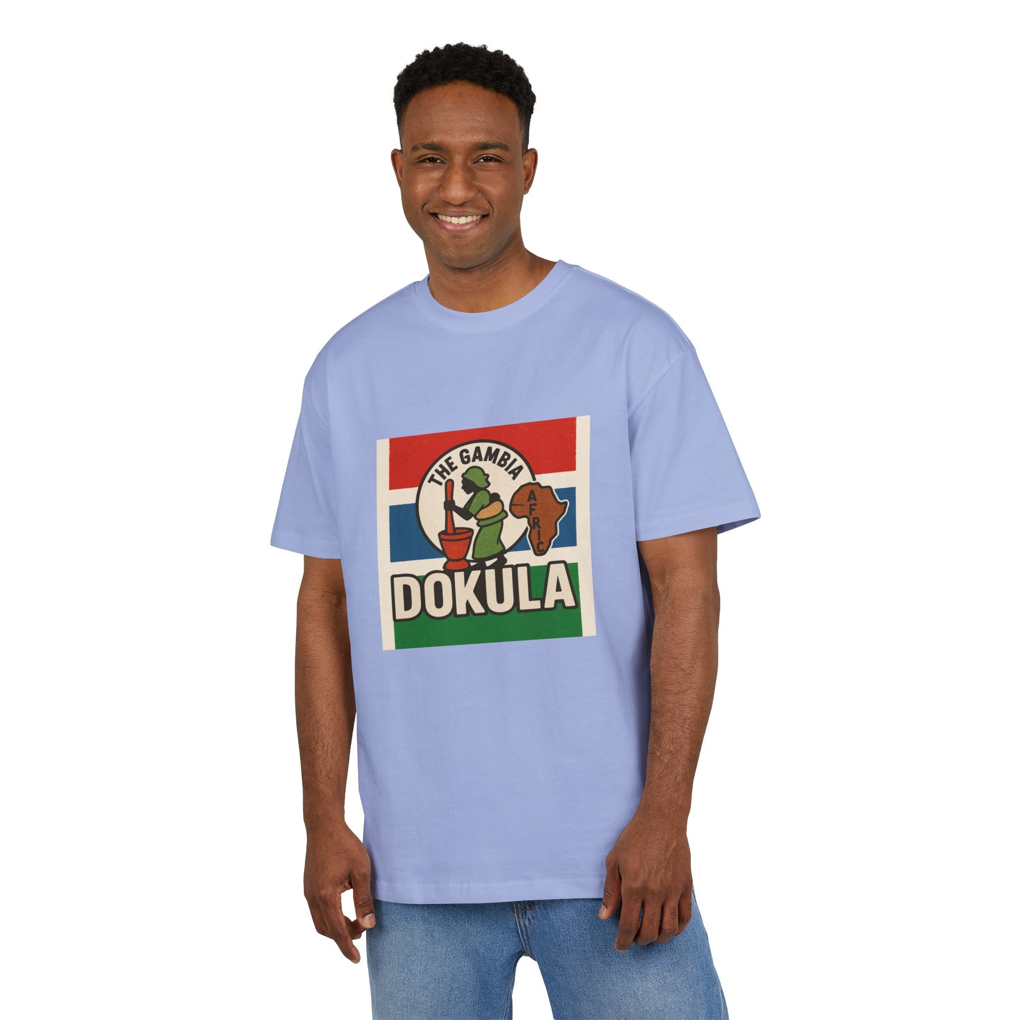 Dokula Vintage Africa Tee — 'The Gambia' Retro Travel T-Shirt
