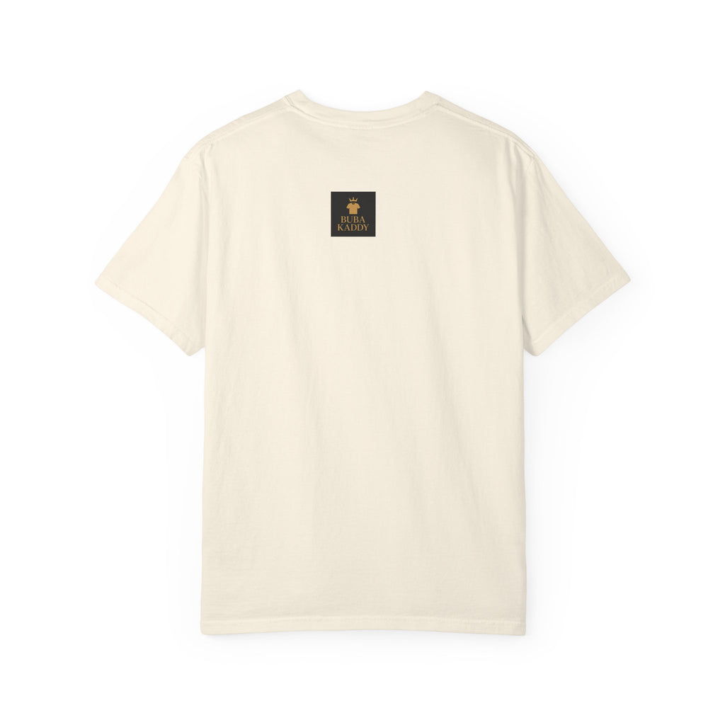 T-Shirt — 'Diamo Siata' African Print Graphic Tee (Drum Motif)