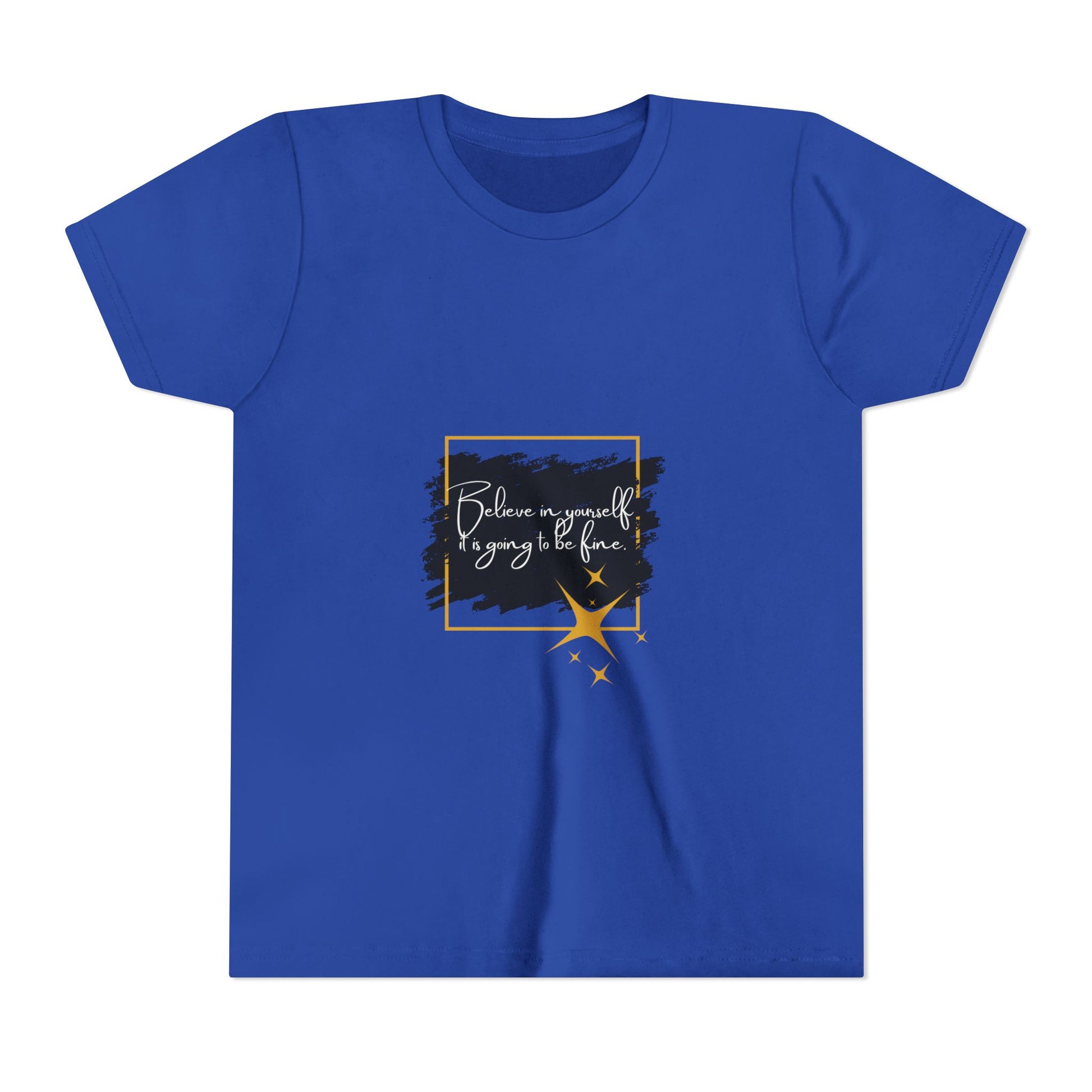 Inspirational Youth Tee - Believe in Yourself Short Sleeve Shirt, Motivational Kids Top, Back to School Outfit, Birthday Gift, [...]