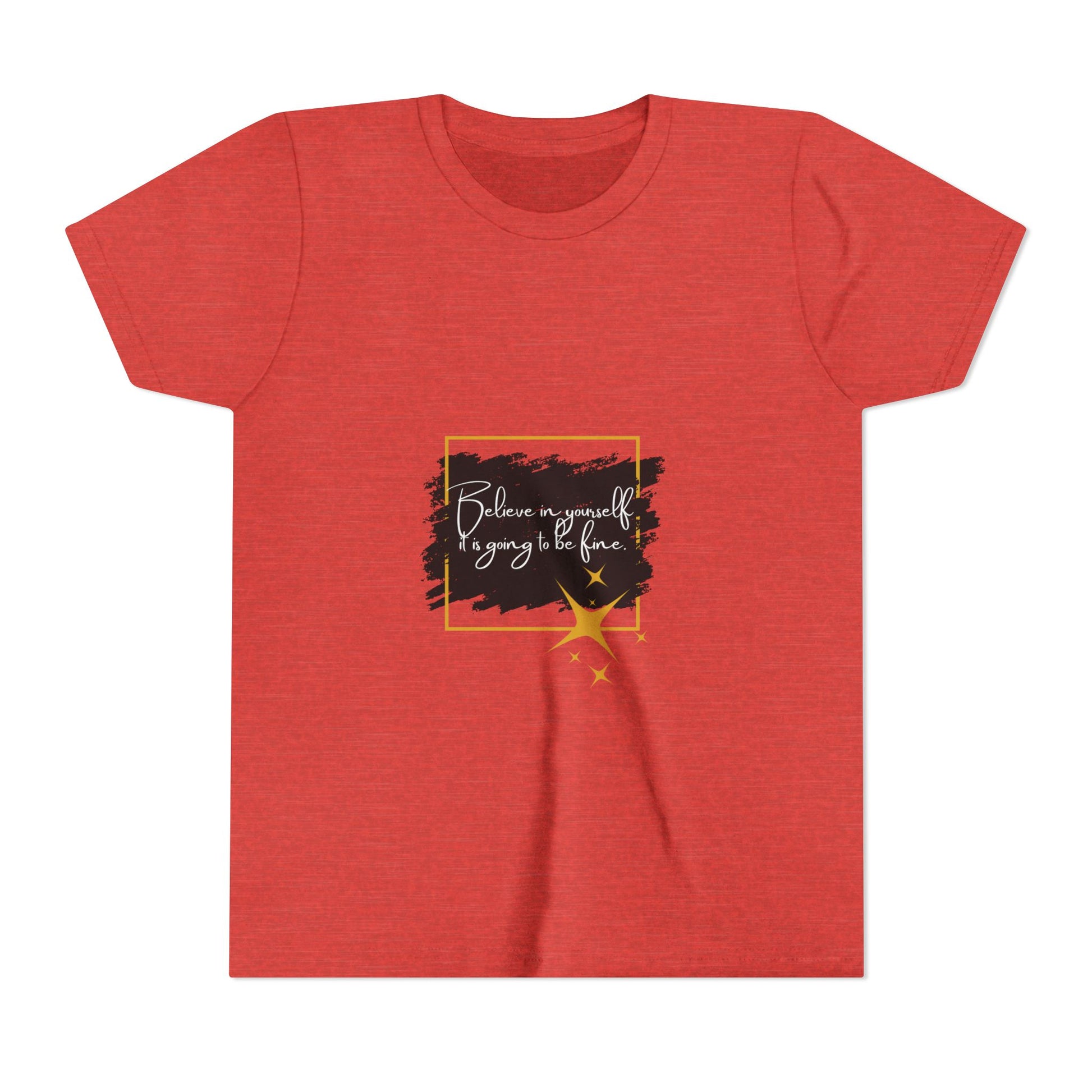 Inspirational Youth Tee - Believe in Yourself Short Sleeve Shirt, Motivational Kids Top, Back to School Outfit, Birthday Gift, [...]