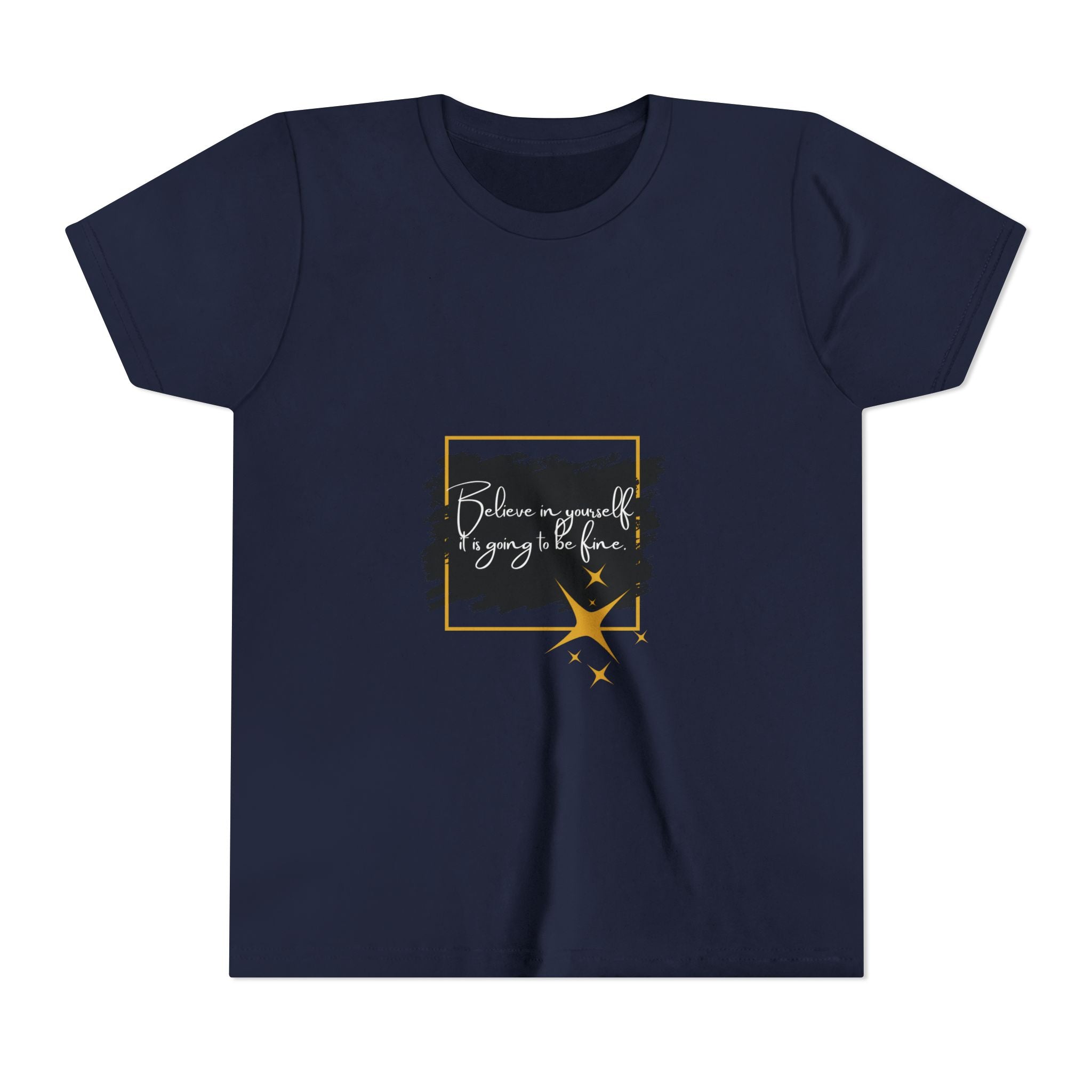 Inspirational Youth Tee - Believe in Yourself Short Sleeve Shirt, Motivational Kids Top, Back to School Outfit, Birthday Gift, [...]