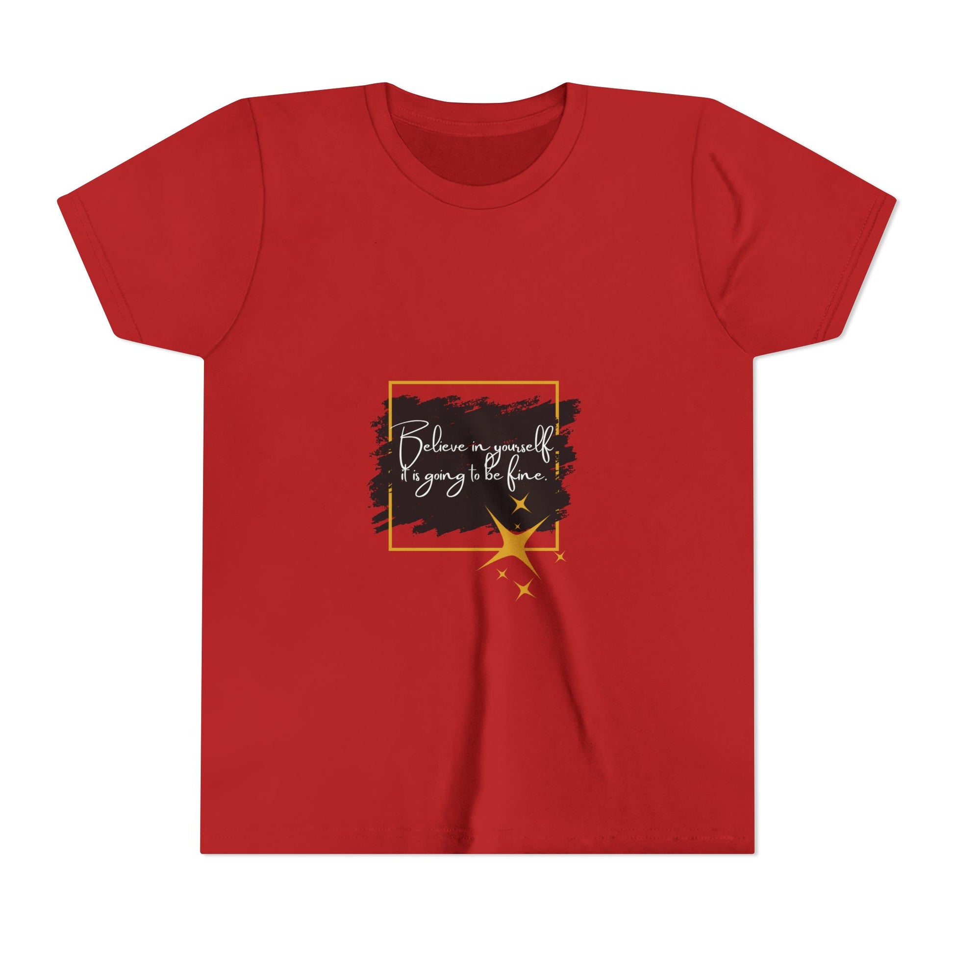 Inspirational Youth Tee - Believe in Yourself Short Sleeve Shirt, Motivational Kids Top, Back to School Outfit, Birthday Gift, [...]