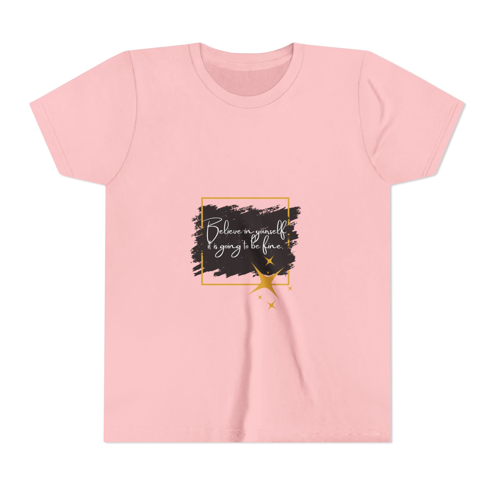 Inspirational Youth Tee - Believe in Yourself Short Sleeve Shirt, Motivational Kids Top, Back to School Outfit, Birthday Gift, [...]
