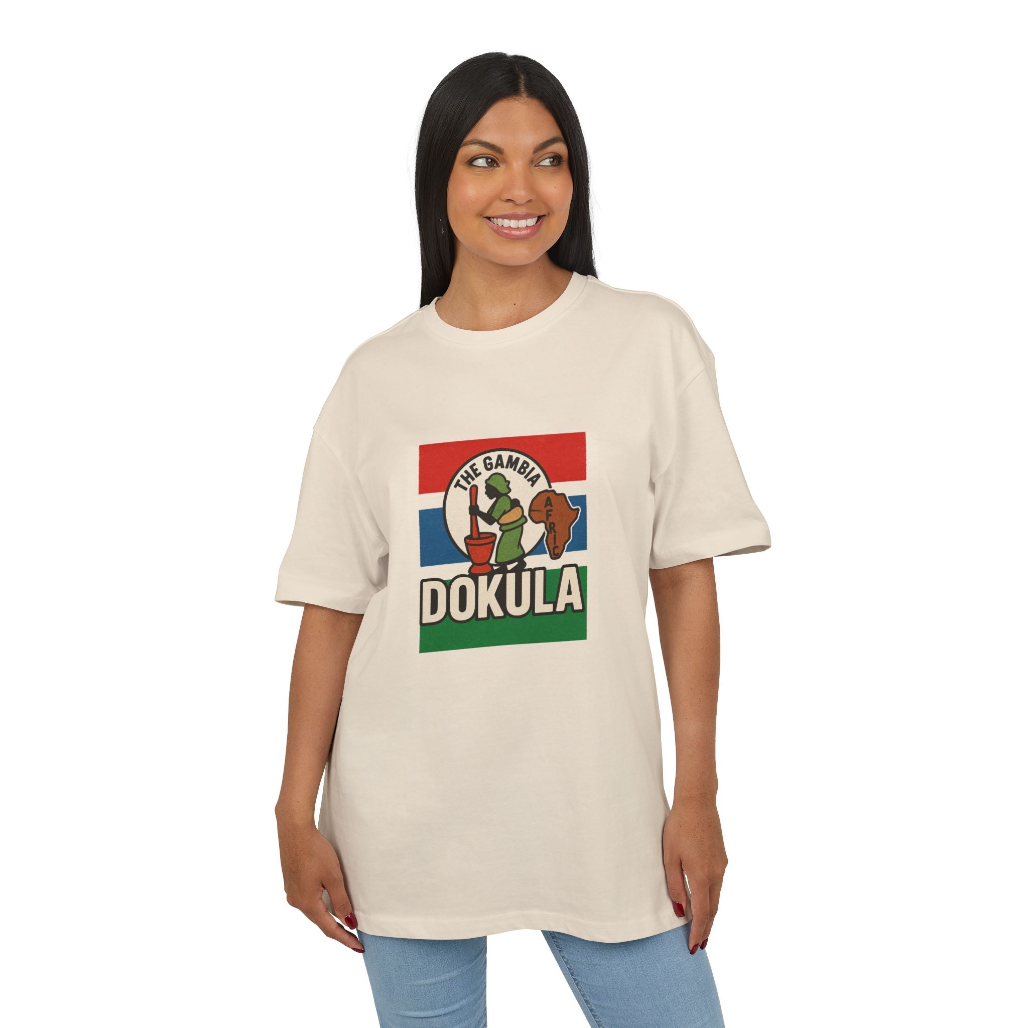 Dokula Vintage Africa Tee — 'The Gambia' Retro Travel T-Shirt