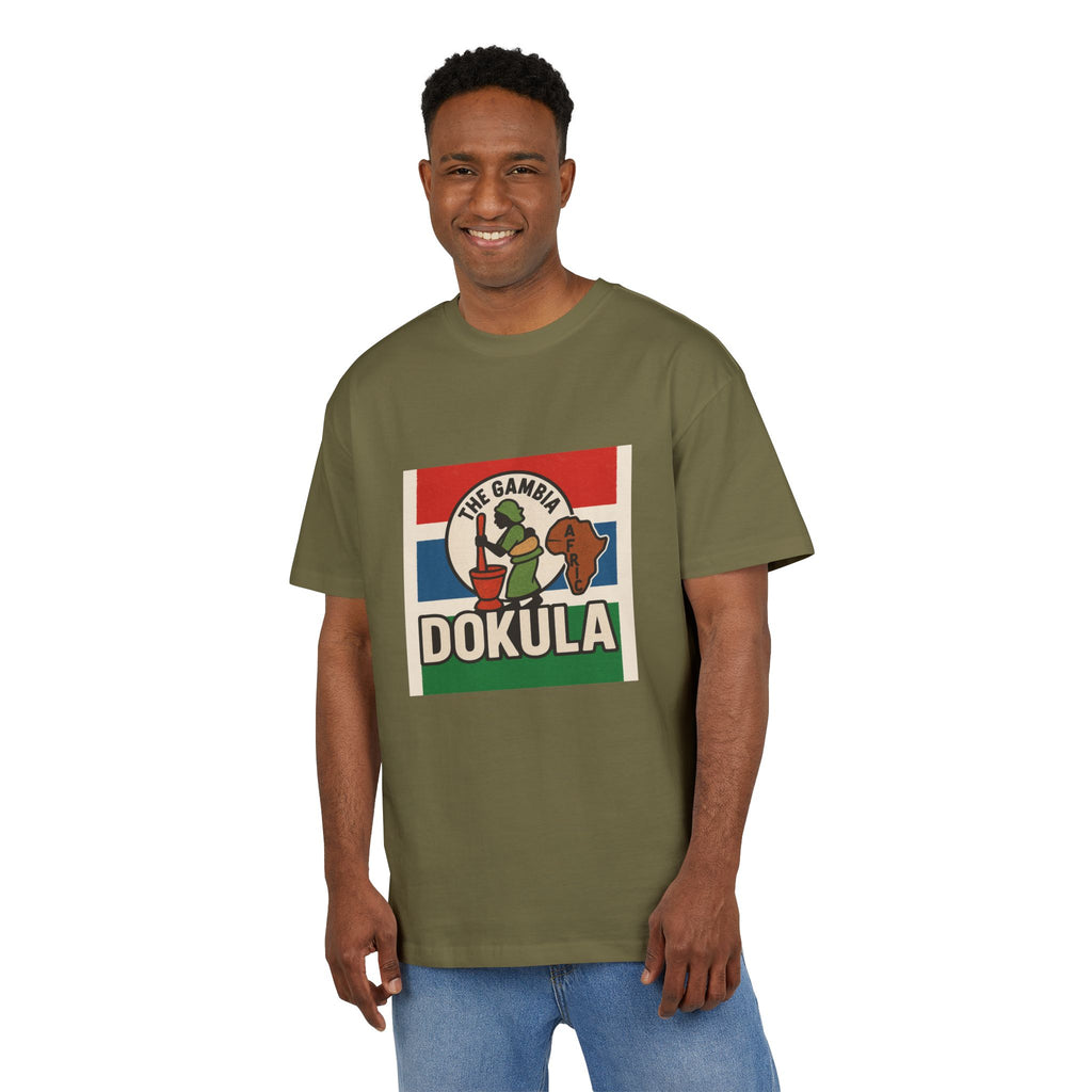 Dokula Vintage Africa Tee — 'The Gambia' Retro Travel T-Shirt