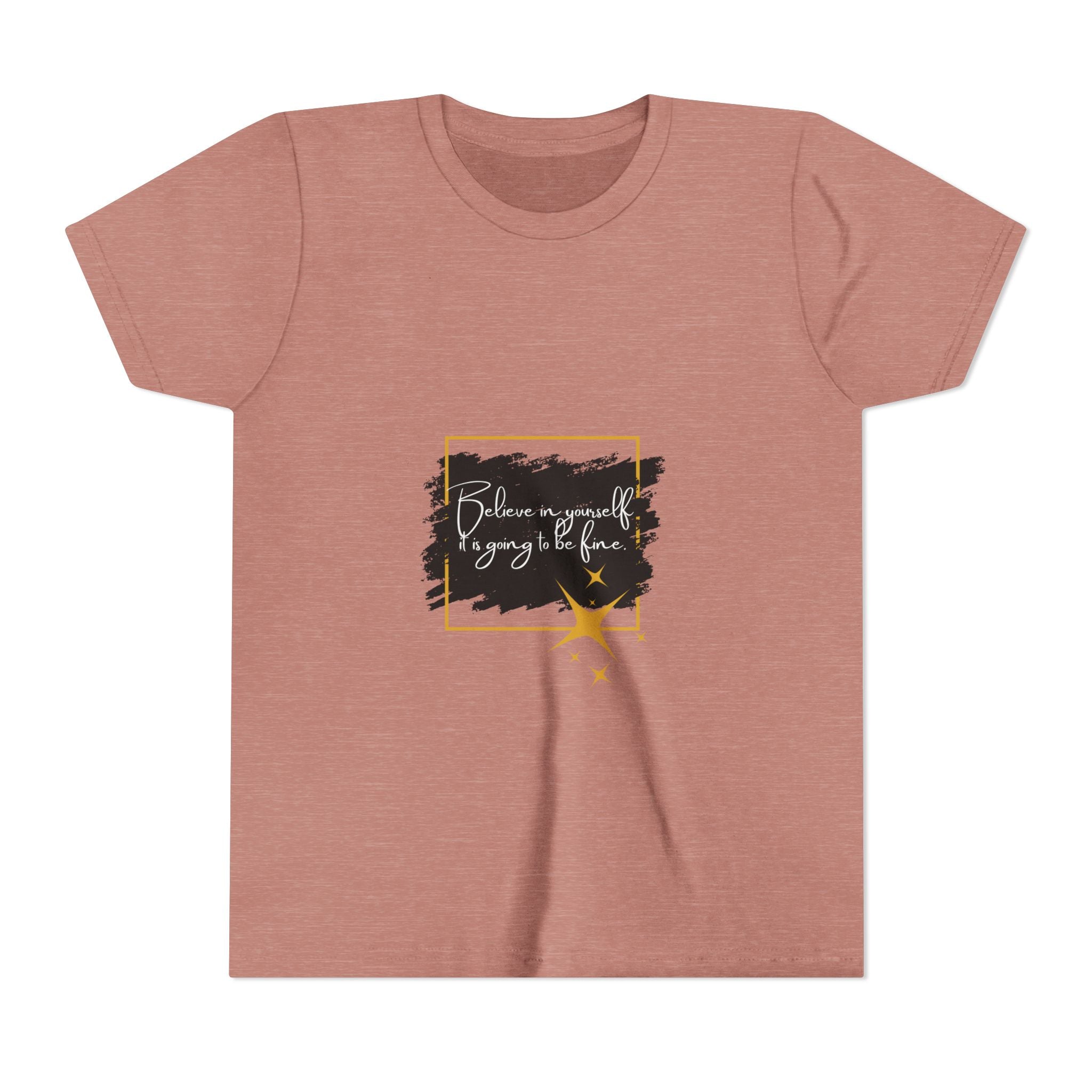 Inspirational Youth Tee - Believe in Yourself Short Sleeve Shirt, Motivational Kids Top, Back to School Outfit, Birthday Gift, [...]