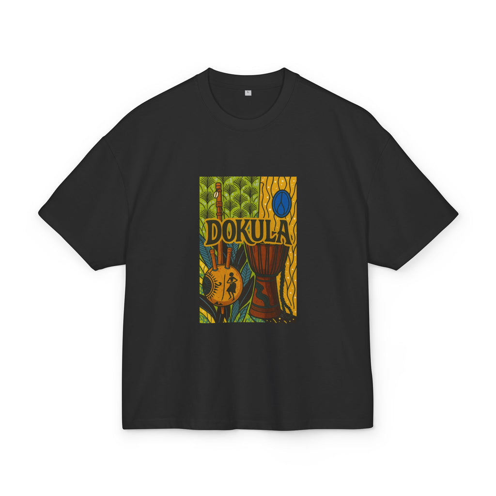 Dokula Guitar Art Tee — Tropical Vintage Music Graphic T-Shirt